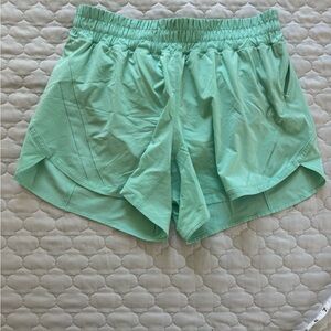Lululemon Track That Mint Green Shorts